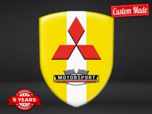 Mitsubishi Adesivi Lunotto Auto Forti Tuning Lusso